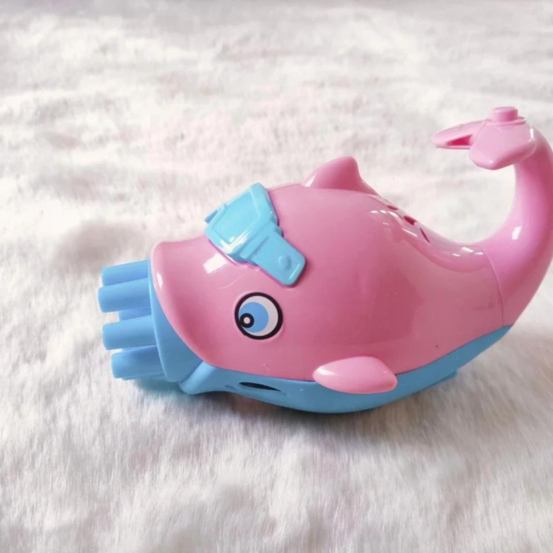 Cute Dolphin Bubble Gun Toy for Kids